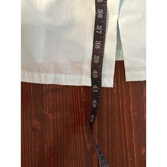 Vintage 60/70s Pierre Cardin House Coat Powder Blue Balloon Sleeves Quite Luxury - Picture 12 of 13